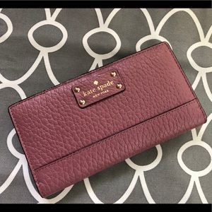 Mauve Kate Spade wallet